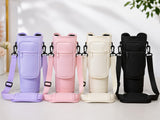 Luxury Travel Tumbler Carrier Bag – Protective Sleeve with Multi-Pocket Design