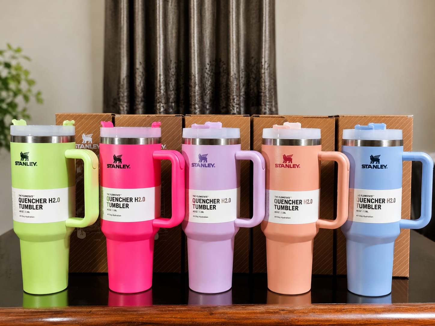 Stanley Premium Insulated Tumblers|40oz Capacity • Double-Wall Stainless Steel • Leak-Resistant Lid
