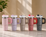 Premium Mini Insulated Travel Tumbler with Handle – Hot & Cold Stainless Steel Cup