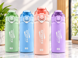Stylish Reusable Drinking Water Bottle with Leakproof Lid for Work School Gym and Travel