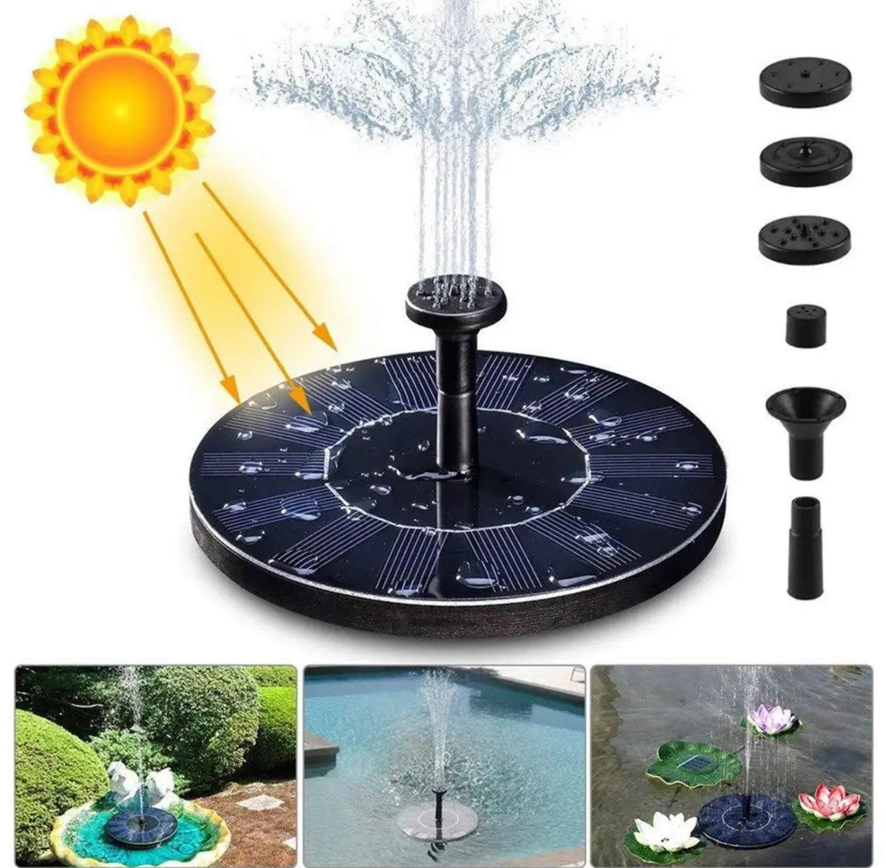 Solar Fountain Pump (Solar Powered)